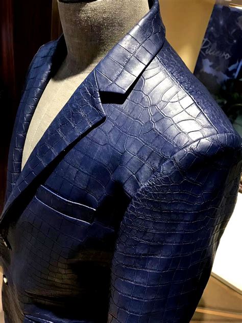 versace crocodile suit|Men's Designer and Luxury Suits & Blazers .